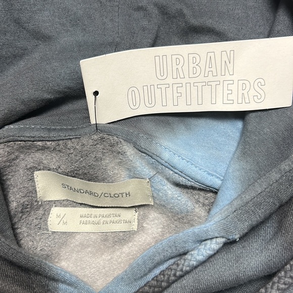 NWT Urban Outfitters Standard Cloth Tie Dye Hoodie Medium Blue - Picture 3 of 8